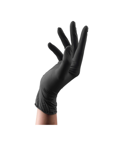 Gant nitrile PREMIUM noir non poudré